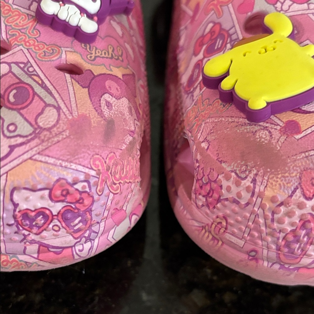 Hello Kitty Pink Patterned Mules - image 3
